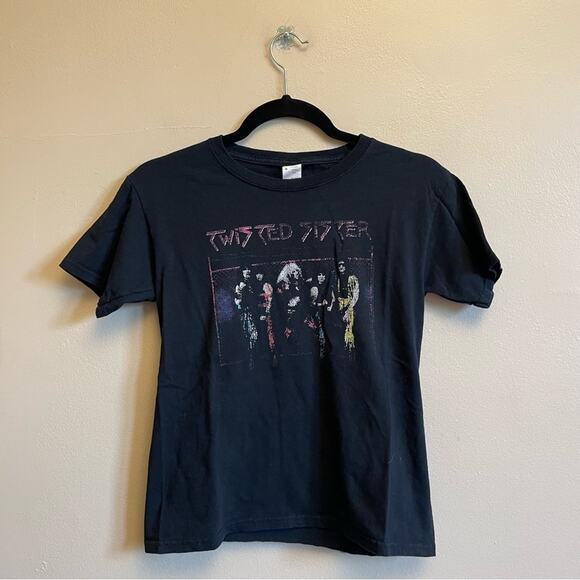 Twisted Sister M (youth) short sleeve t-shirt 1980s band tee punk rock - Picture 1 of 7